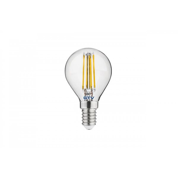 LED LIGHT SOURCE, FILAMENT, A-G, G45, 3000K, E14, 4,0W, AC220-240V, 360°, 420lm, 44mA image 1