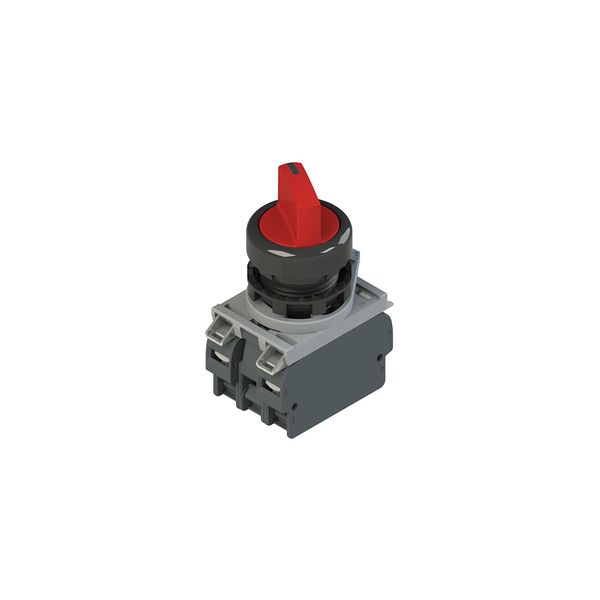 Complete unit with illuminated 4 positions selector, fixing adapter and contacts image 1