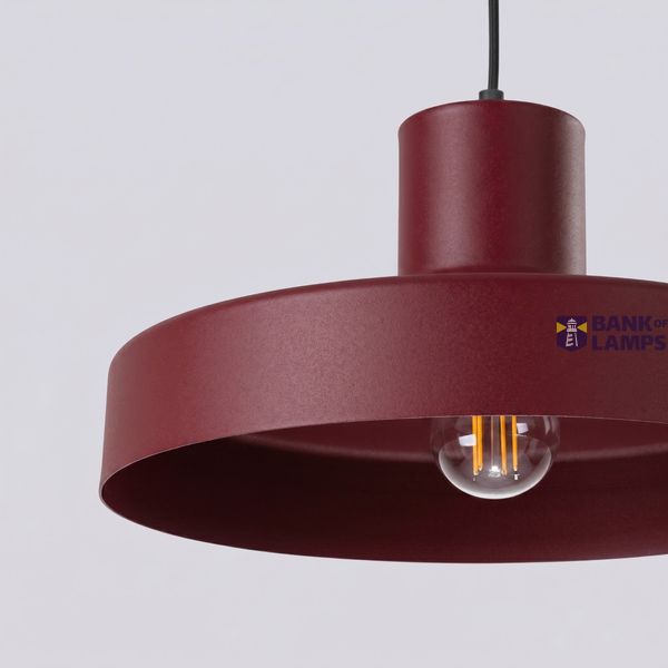 Pendant lamp BILO burgundy image 4