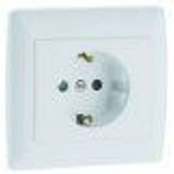 MONOBL SAF EARTH SOCKET (SKO TYPE) IVORY image 1