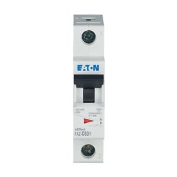 Miniature circuit breaker (MCB), 63 A, 1p, characteristic: C image 11