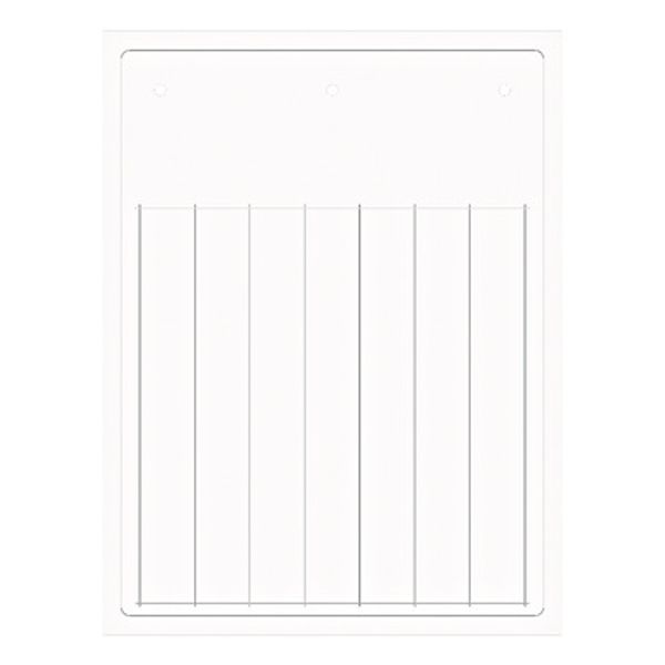 Labeling strips PVC 12x105mm, white, for SmartPrintPlus image 1