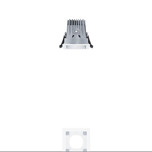 PANOS INF Q68 10W 930 LDO FL-SM WH - LED ceiling-recessed luminaire image 1