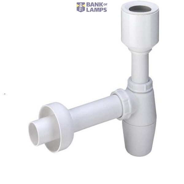 Bottle trap for urinal 50x40, white image 1