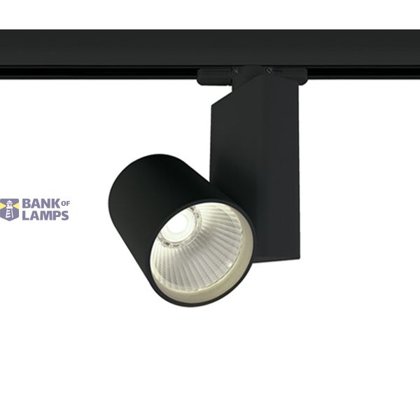 BLACK COB 15W CW TRACK SPOT 230V image 1