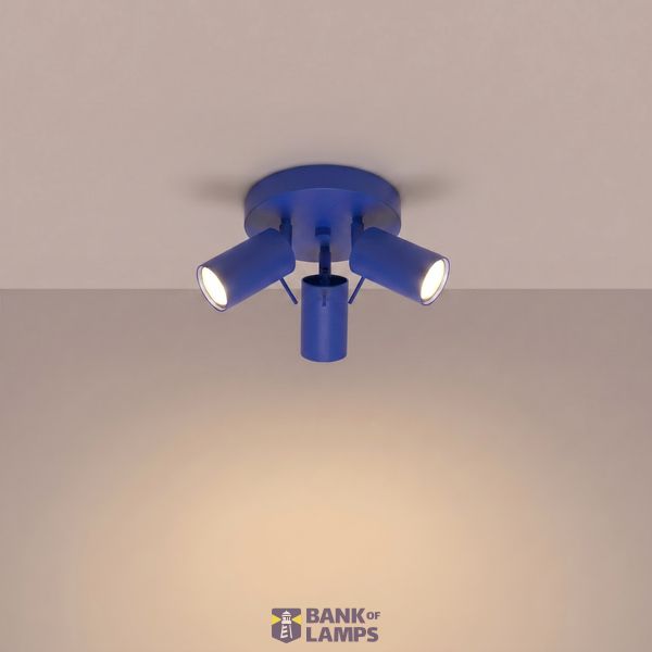 Ceiling lamp RING 3P ultramarine image 6