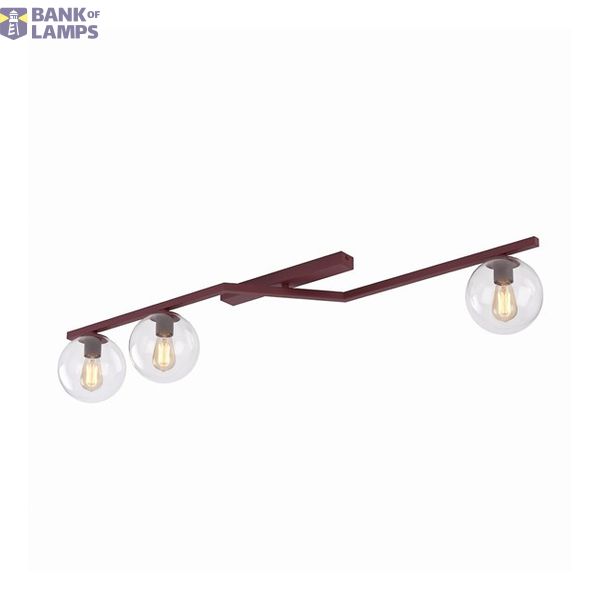 NATON 3 BURGUNDY TRANSPARENT image 1
