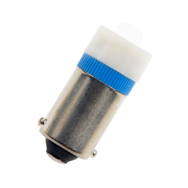 Ba9s T10X24 S.LED Blue 24-28V AC/DC image 1