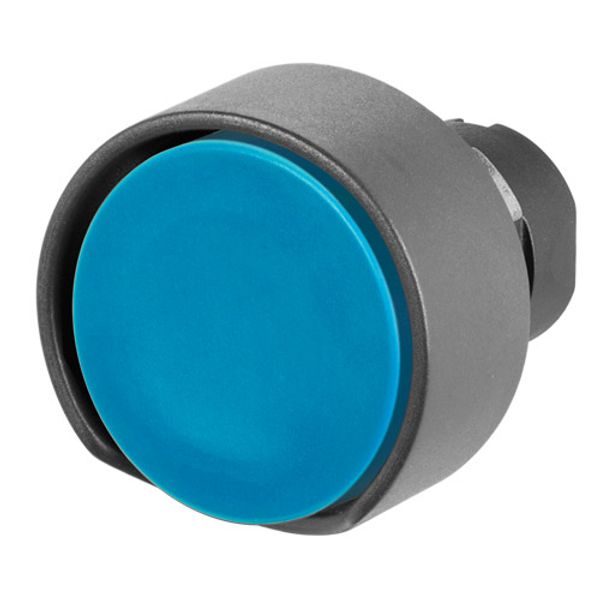 Push-button Ø 32, guarded blue image 1