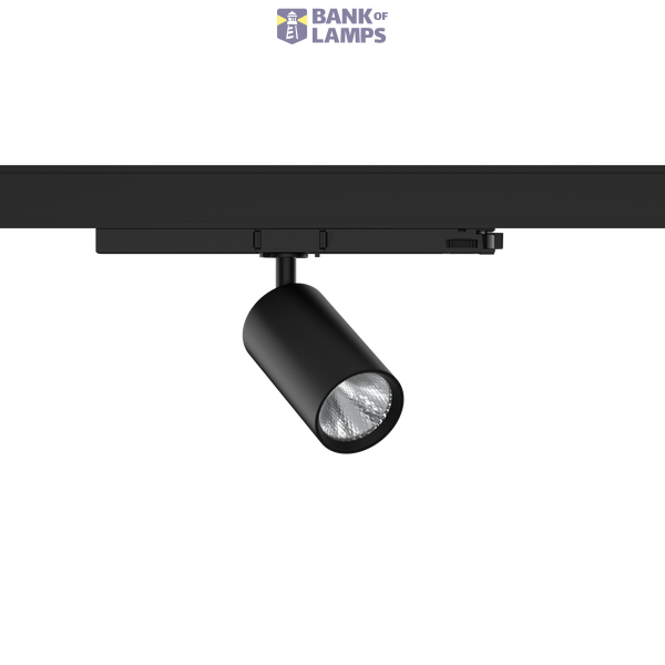 Azure 2 3-Circuit Track-mount Spot Light 15W 38° 4000K BLK Casambi image 1