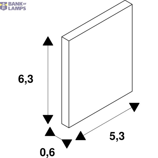 GLENOS end cap for industrial profile dome,matt black,2 pcs. image 2