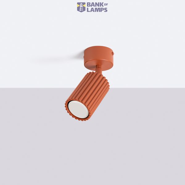 Ceiling lamp KARBON 1 red ochre image 9