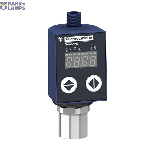PRESSURE TRANSMITTER 0…1,6 BAR 4-20MA G1/4A MALE FPM SEAL M12 CON OUTP image 9