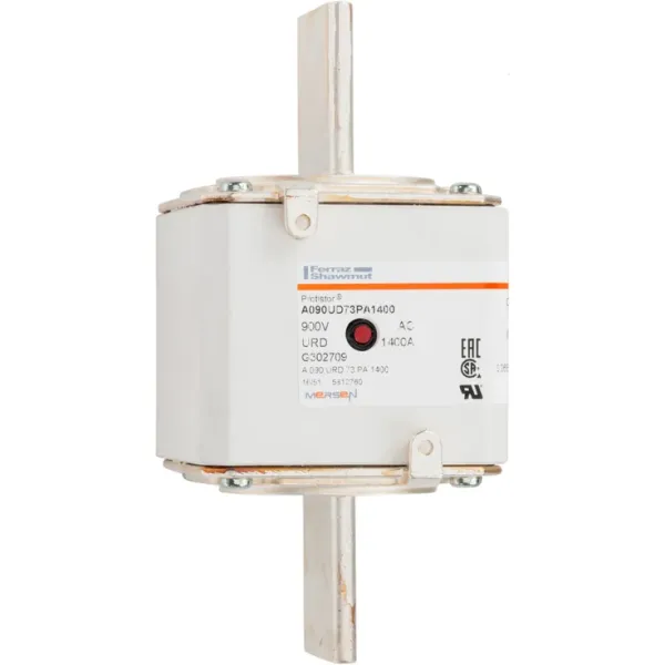 High-Speed Fuse 73 aR 850VAC 1400A Striker Plain Blades image 1