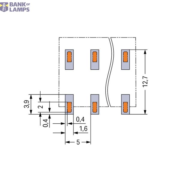 SMD PCB terminal block push-button 1.5 mm² black image 3