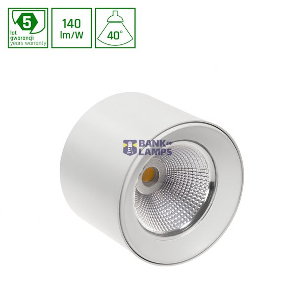 CEL ZOSMA 3 ROUND 830 19W 230V 40DEG RAL 9006 SCONCE TWIN image 1