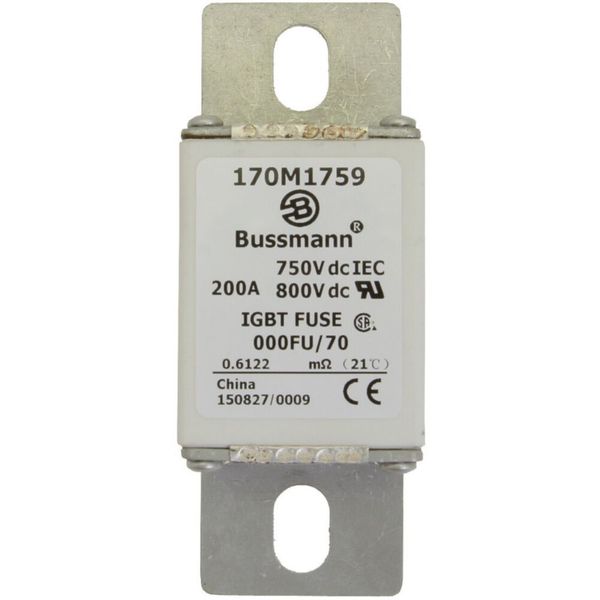 Fuse-link, high speed, 32 A, DC 750 V, size 000, 24 x 36 x 96 mm, aR, IEC, UL image 8