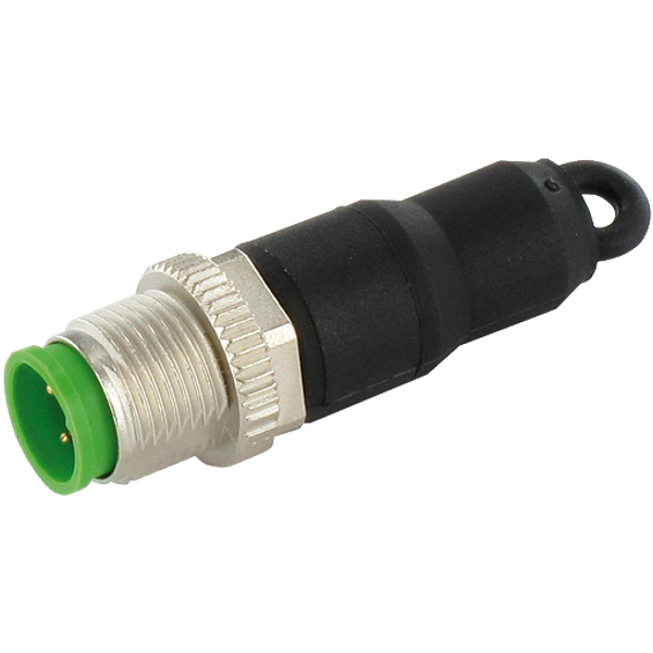 M12 female 0° A-cod. Push-In 5-pol., 0,14 - 0,75mm², 4 - 8mm image 2