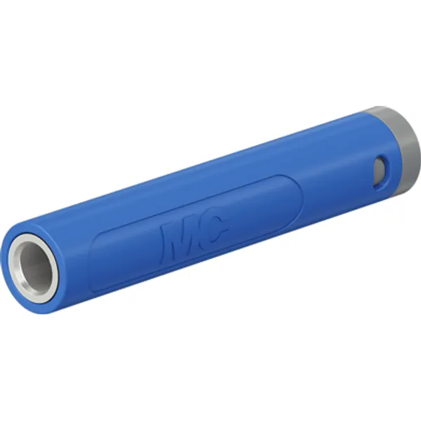 4 mm socket, crimp connection, 1.0 mm², mounting Ø 8 mm, blue, 64.2062-23 image 1
