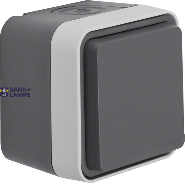 SCHUKO KD AP W.1 grey socket image 1