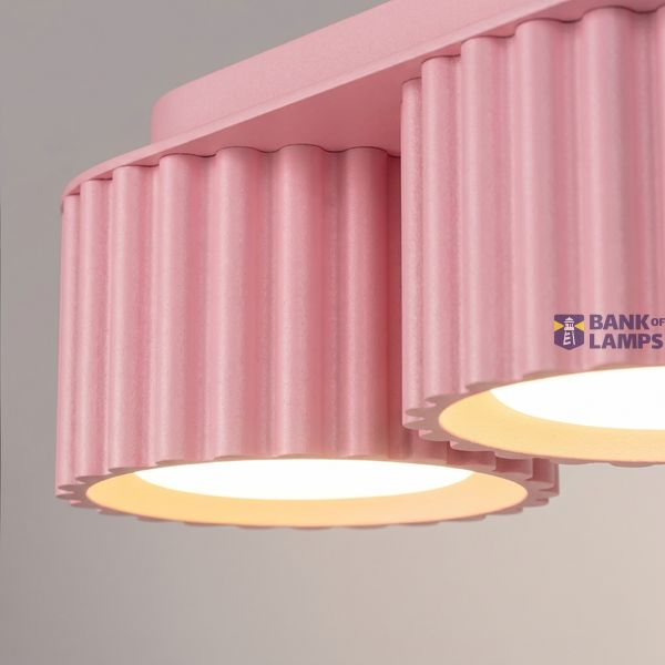 Ceiling lamp AURA 3 pink Gx53 image 2
