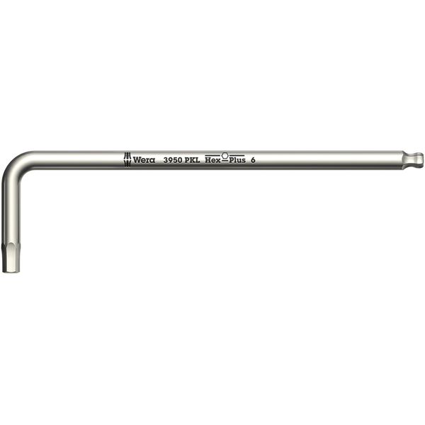 3950 PKL Stiftsleutel, metrisch, RVS, 6 x 172 mm image 1