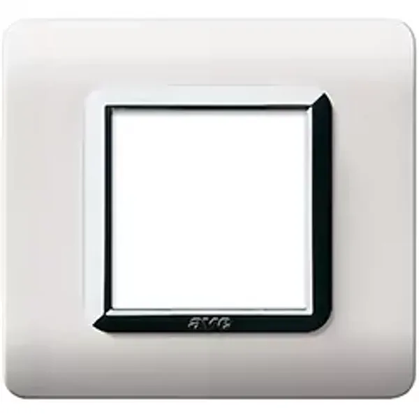 44 MOUL.FR PLATE WHIT.CHROM.FRAME2M image 1