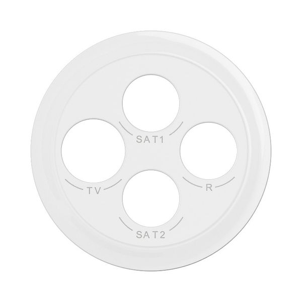 TV-R-SAT-SAT SOCKET ROCKER WHITE image 4