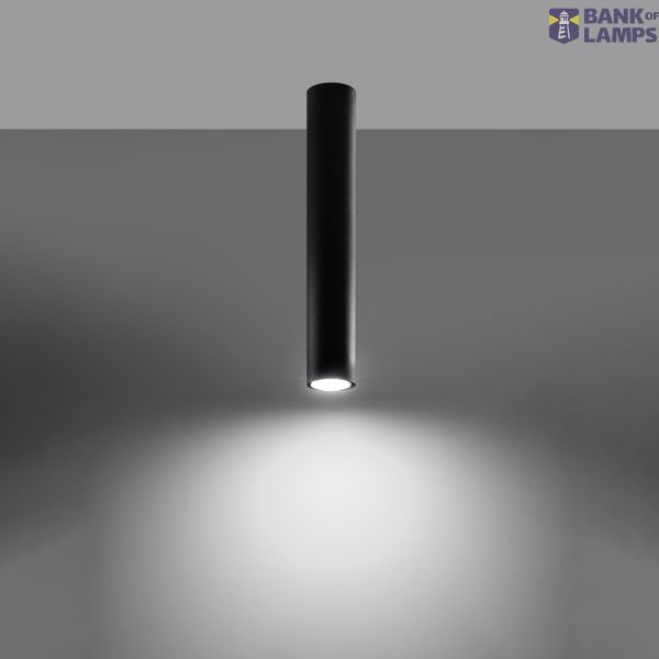 SPOT LAGOS 40 BLACK GU10 1X40W IP20 image 8