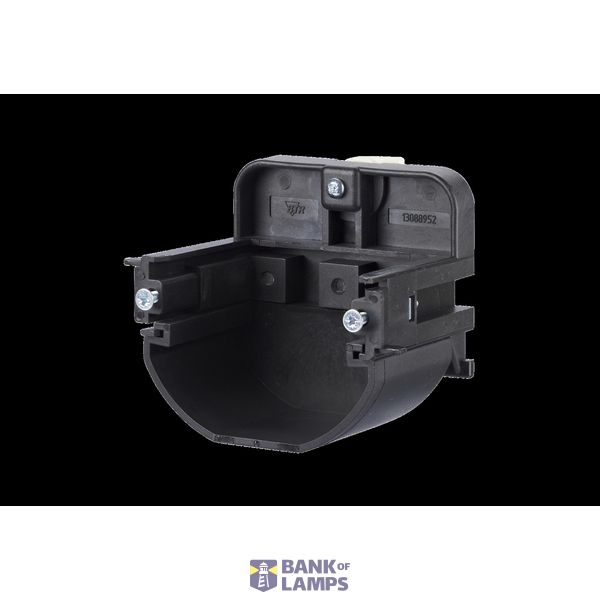 DIN rail mounting bracket for wall outlets - horizontal mounting 52 mm image 2