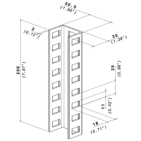 Profile connector U60 Thvz image 1
