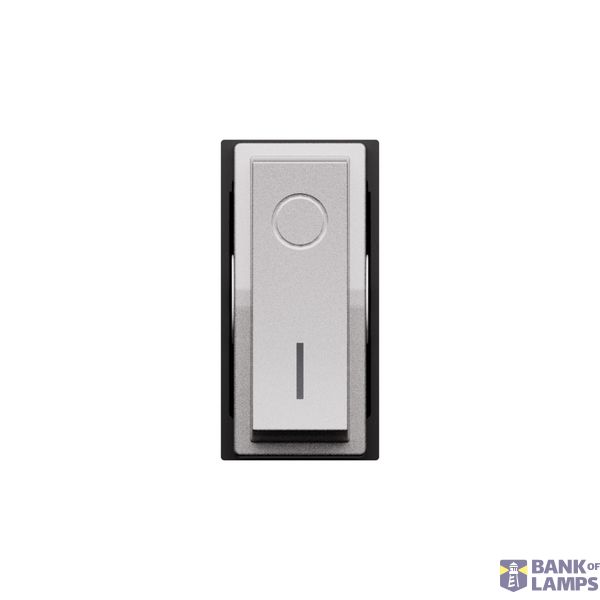 L.NOW - 1WAY SWITCH 2P 16AX 1M STEEL image 1
