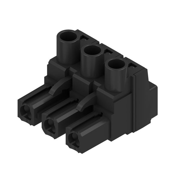PCB plug-in connector, female plug, 7.62 mm, Number of poles: 3, 180°, Clamping yoke connection, Clamping range, max. : 4 mm², Box image 2