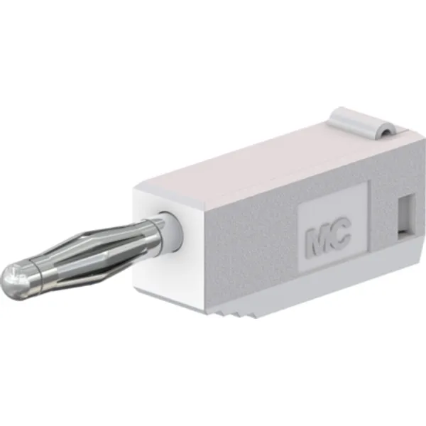 2 mm plug, solder connection, 0.5 mm², white, 22.2617-29 image 1