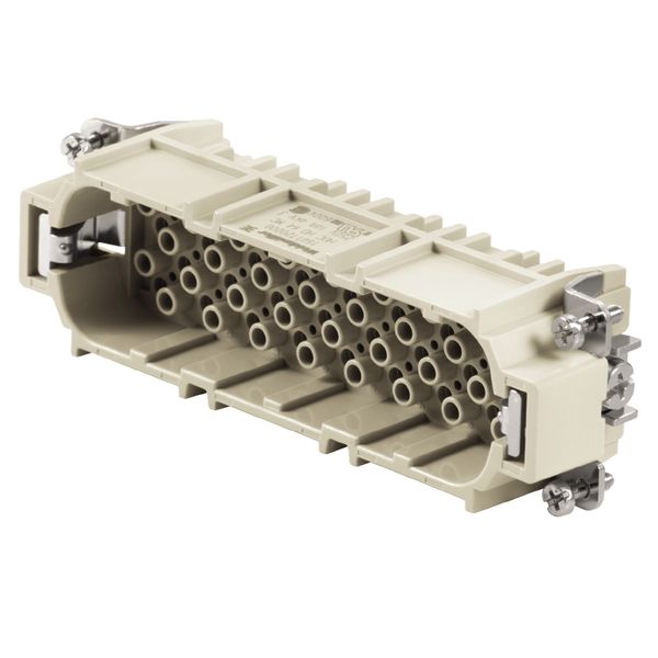 HDC insert, Male, 250 V, 10 A, Number of poles: 64, Crimp connection, Size: 8 image 1
