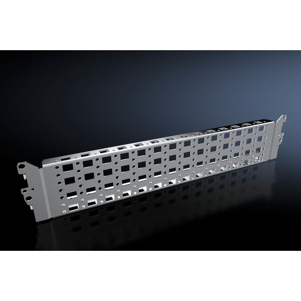 VX Punched section 23 x 89 mm, for W/D: 500 mm, stainless steel image 1