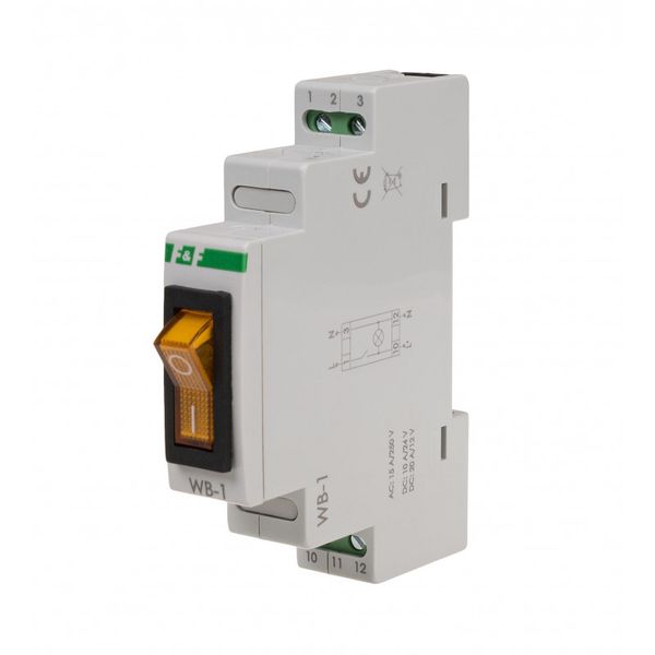 Yellow two-position switch image 1