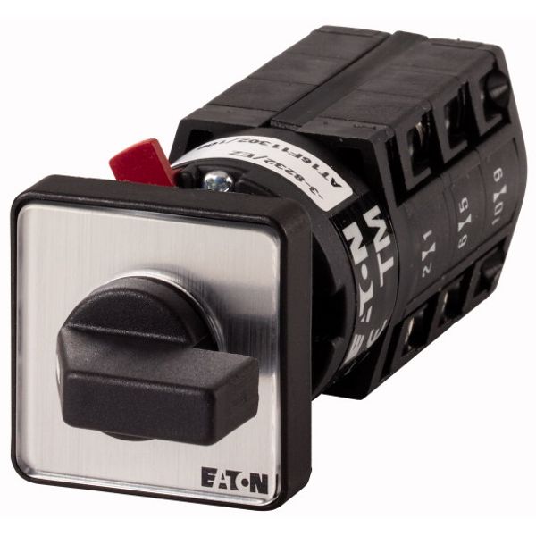 TM-3-8228/EZ Reversing switches, TM, 10 A, centre mounting, 3 contact unit(s), Contacts: 5, 30 °, momentary, With 0 (Off) position, 1>0 image 1