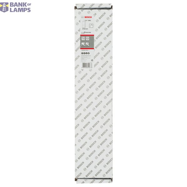 Diamond wet core cutter 1 1/4" UNC Best for Concrete 82 mm, 450 mm, 7 segments, 11.5 mm image 2