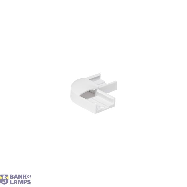 GLENOS 90° connector for linear profile 1809, matt white, 2 pcs. image 1
