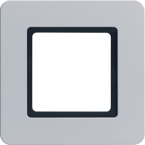 Frame 1gang, Q.7, Aluminium, aluminium blasted for illumnation image 1