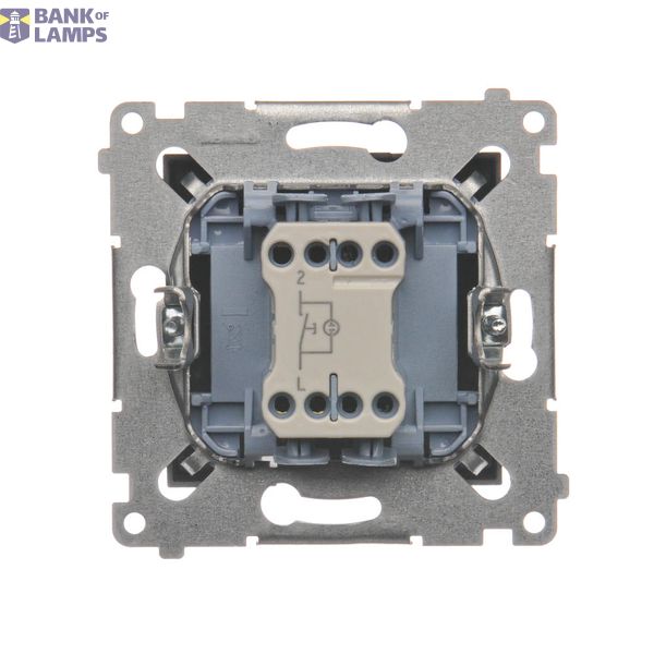 Momentary single switches with key - two positions ''0-1'', white, 5A image 1