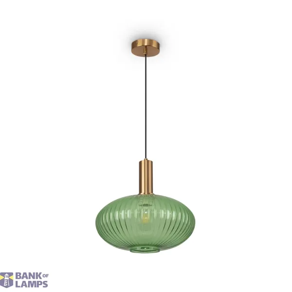 Modern Zelma Pendant lamp Brass image 1