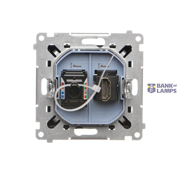 Sourface mounted foldable box, Inox, metallized image 2
