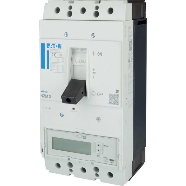 NZMH3-PX630 NZM3 PXR25 circuit breaker - integrated energy measurement class 1, 630A, 3p, Screw terminal image 15