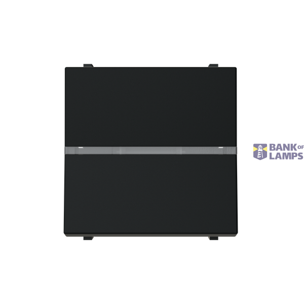 Switch 1-way, SP with indicator LED - 2M - Matt Black image 1