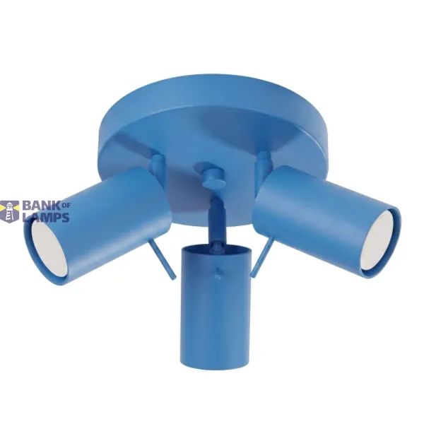 Ceiling lamp RING 3P azure image 1