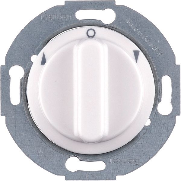 Rotary switch for blinds 1pole, centre plate, rotary knob, S1930/Glas, image 1