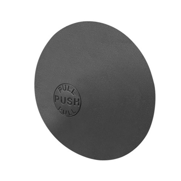 Palm push-button Ø 90, big dome, pull release, black image 1