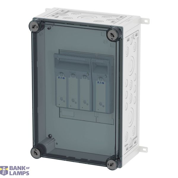 NH individual enclosure 1x XNH00, 3-pole+1-pole, incl. finger-protecti image 2